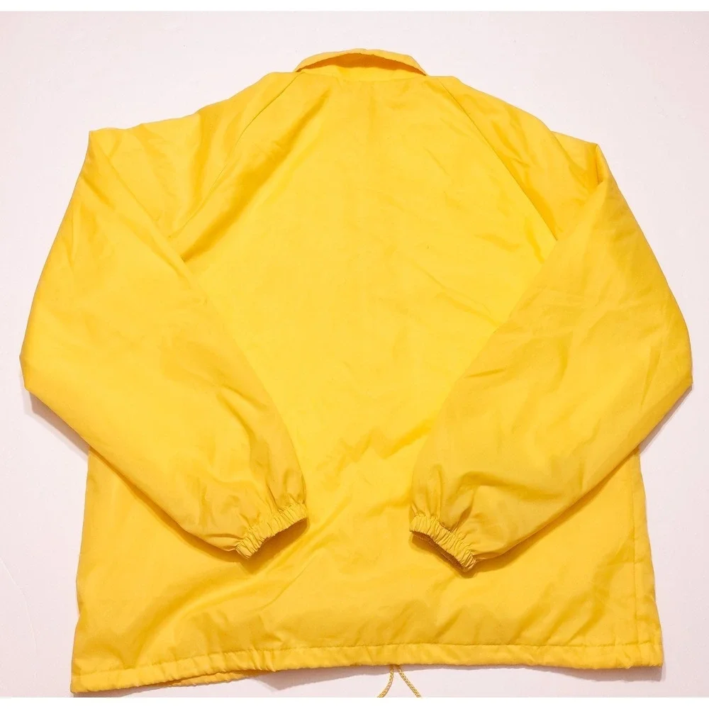 Vintage CHAMPION US Army Reforger Germany NATO Jacket Grim Reaper Yellow Large L